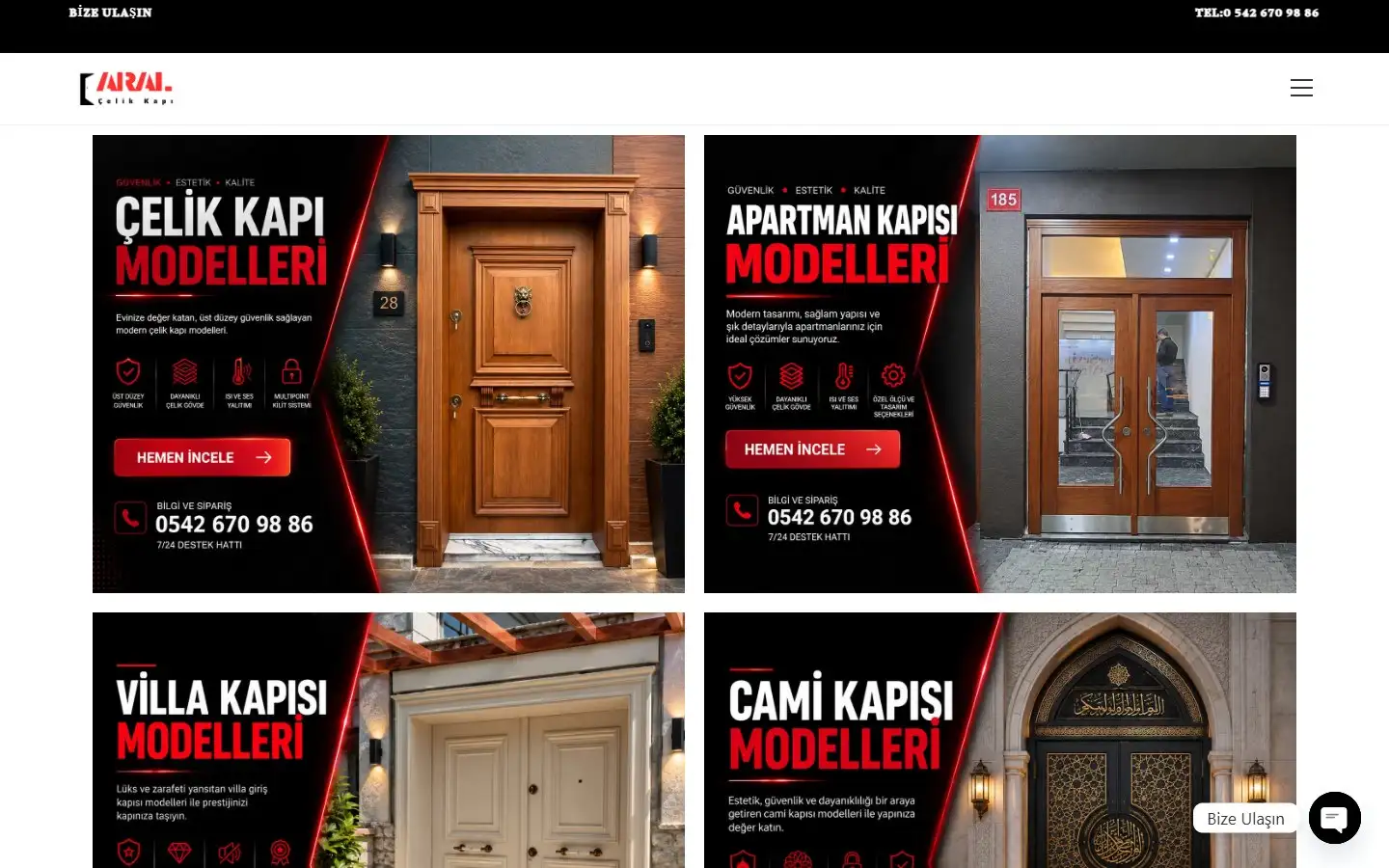 Aral Çelik Kapı screenshot 1