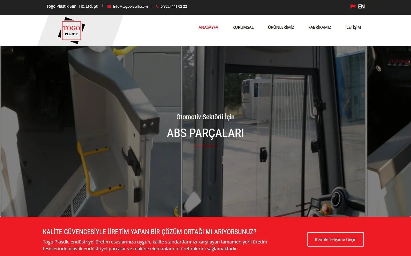 Togo Plastik website