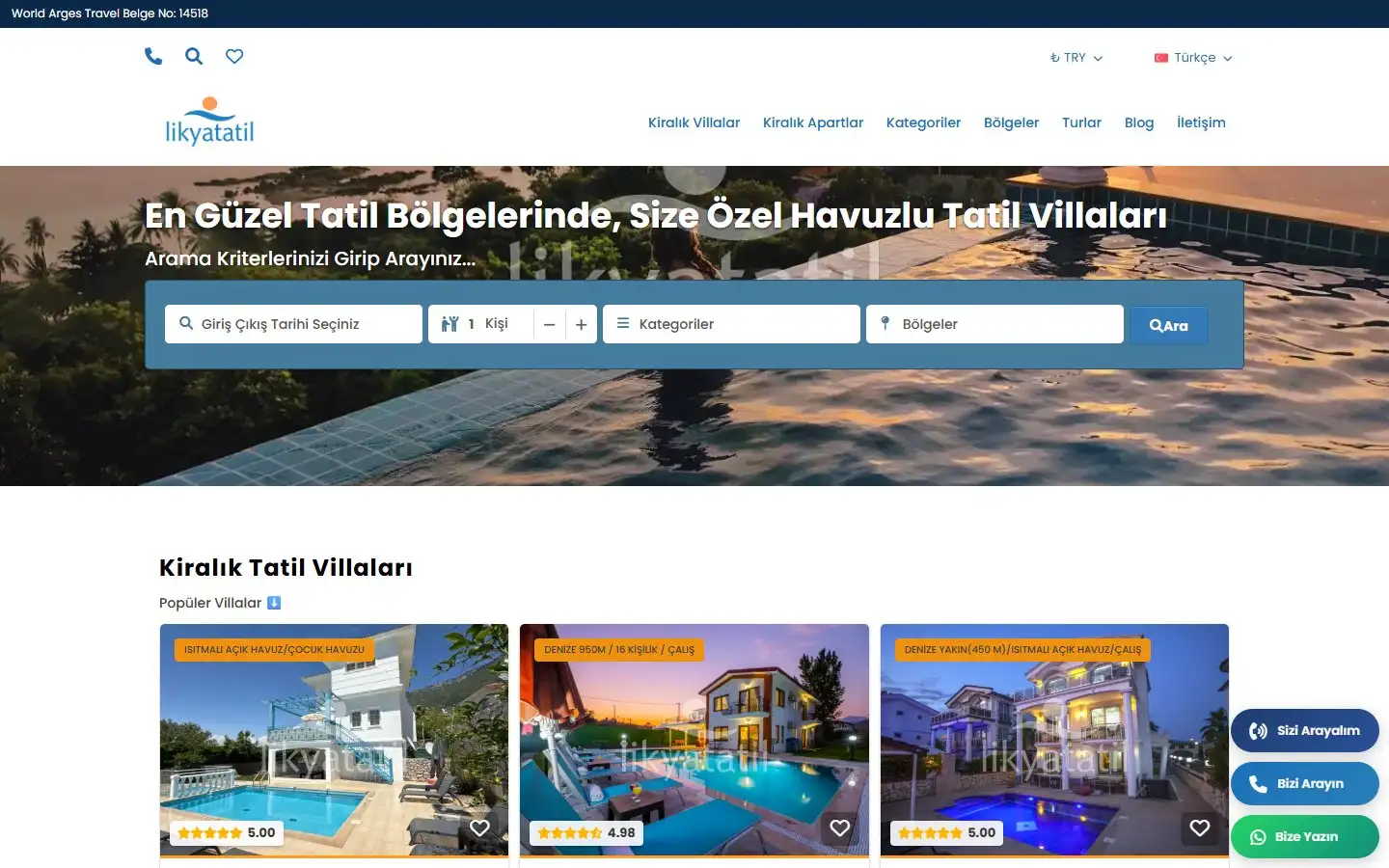 Likya Tatil ekran görüntüsü 1