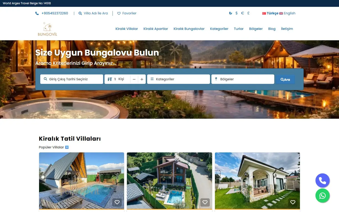 Bungovil website