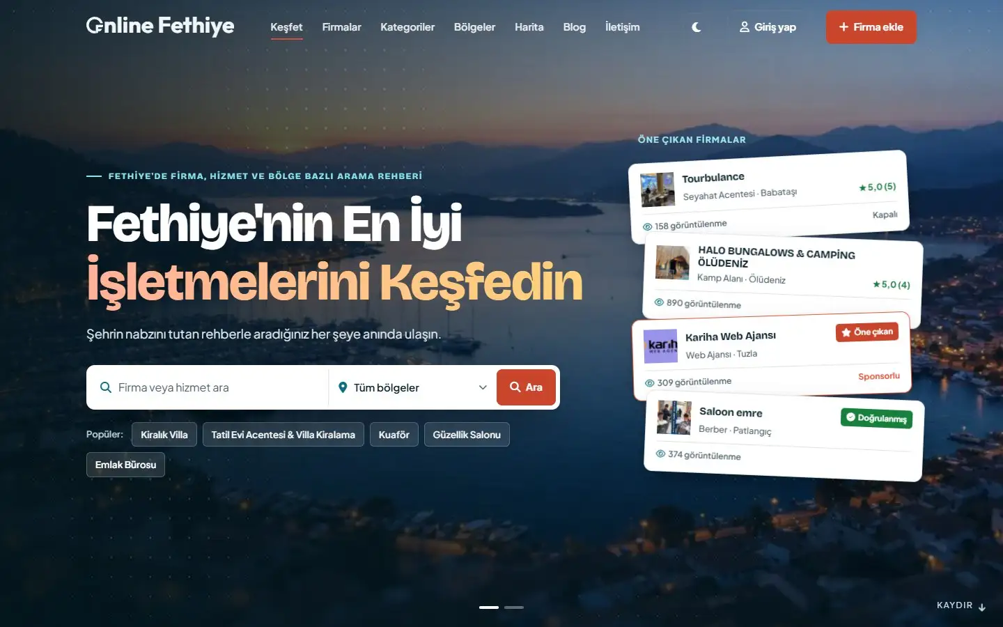 Online Fethiye ekran görüntüsü