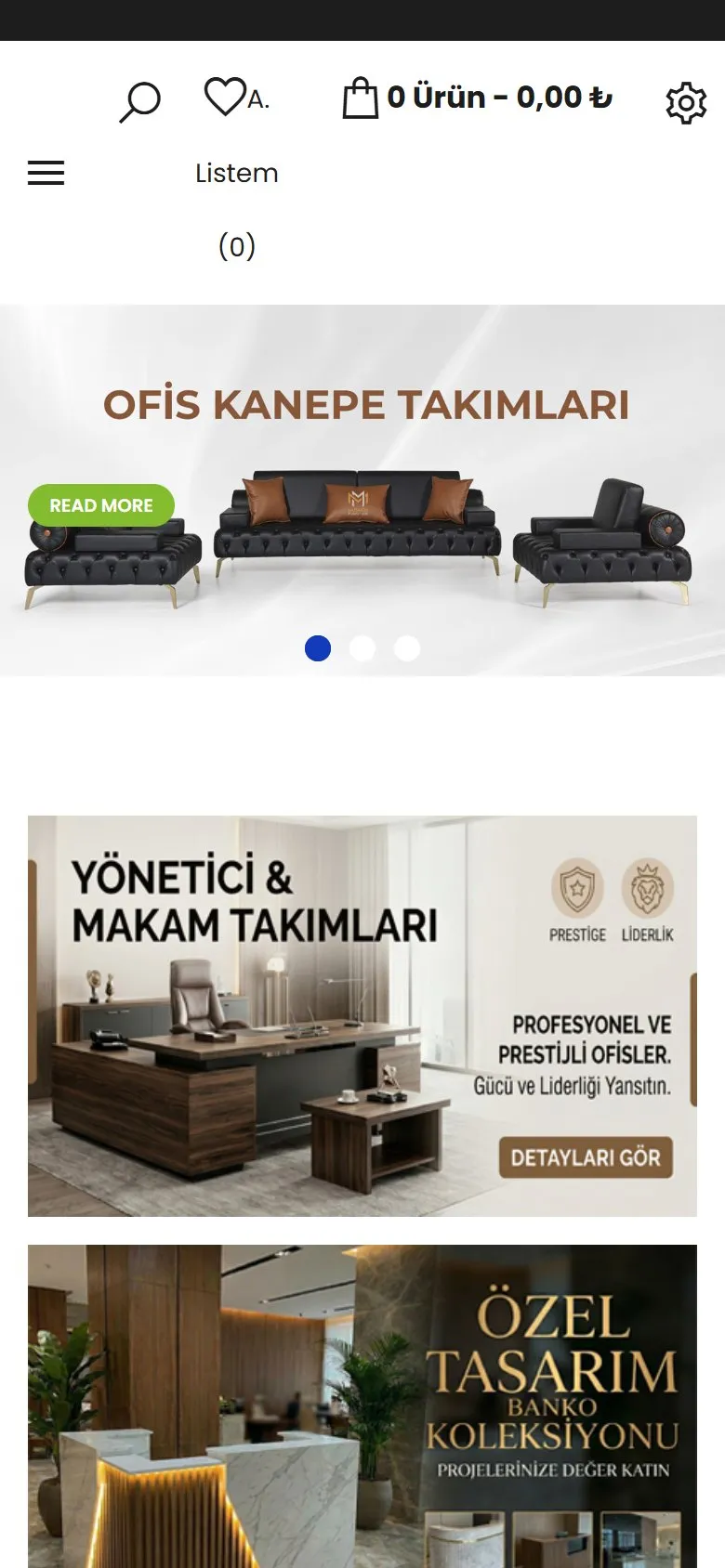 Musmob Ofis Mobilyaları mobil görünüm