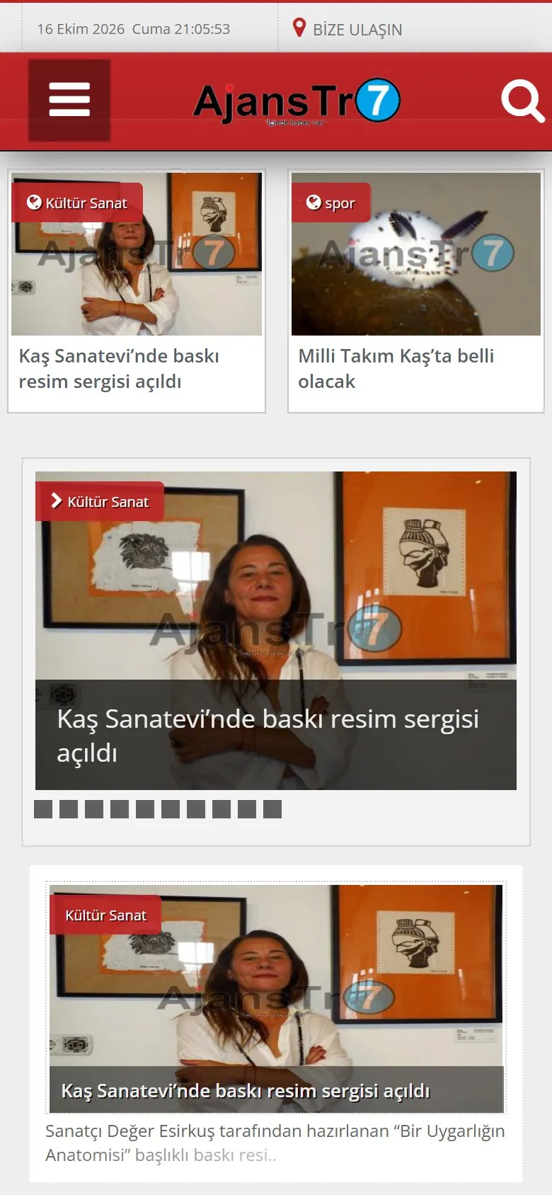 AjansTr7 mobil görünüm