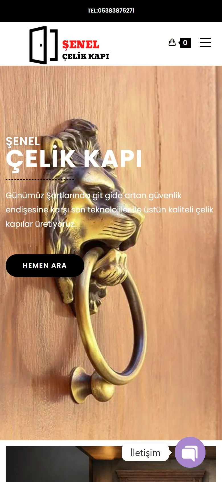 Şenel Çelik Kapı mobile view
