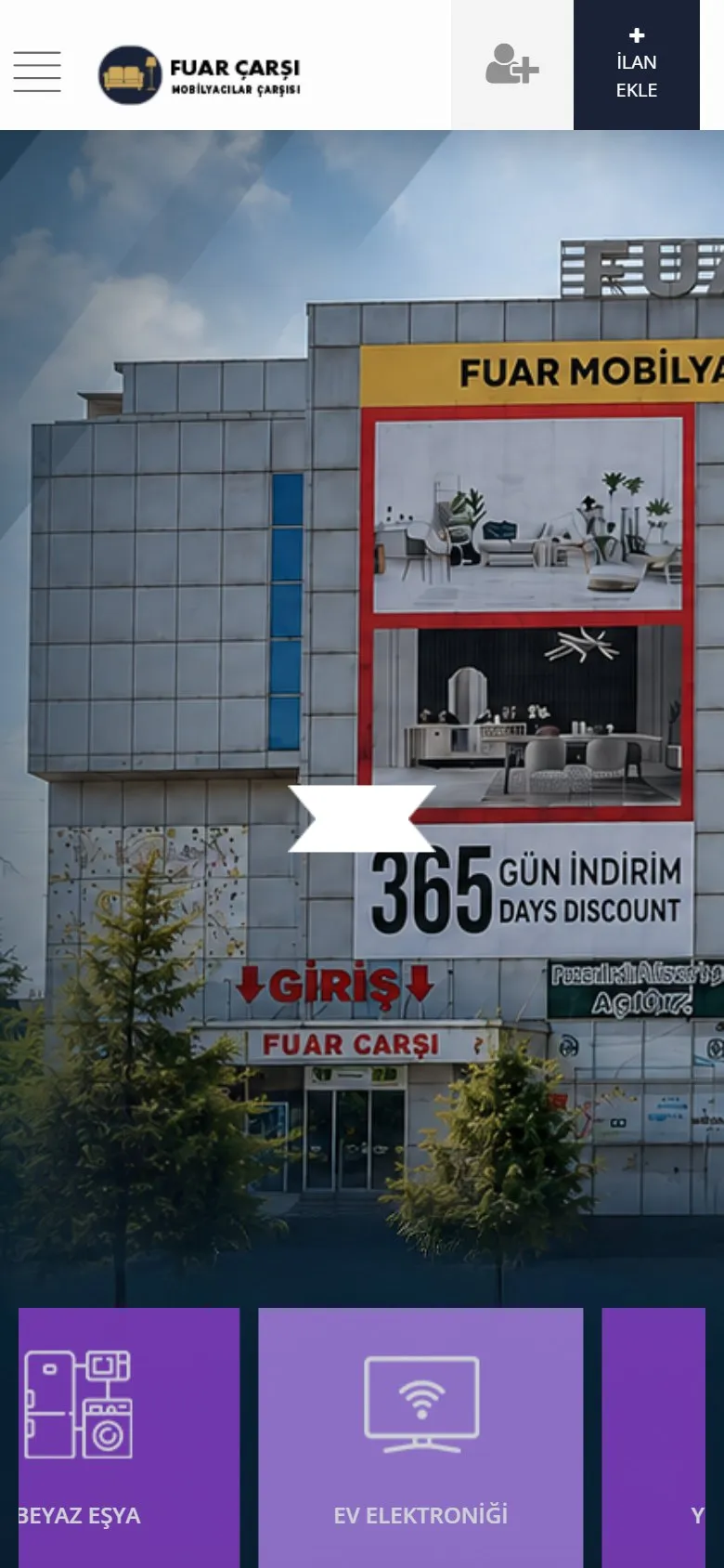 Fuar Mobilyacılar Çarşısı mobil görünüm