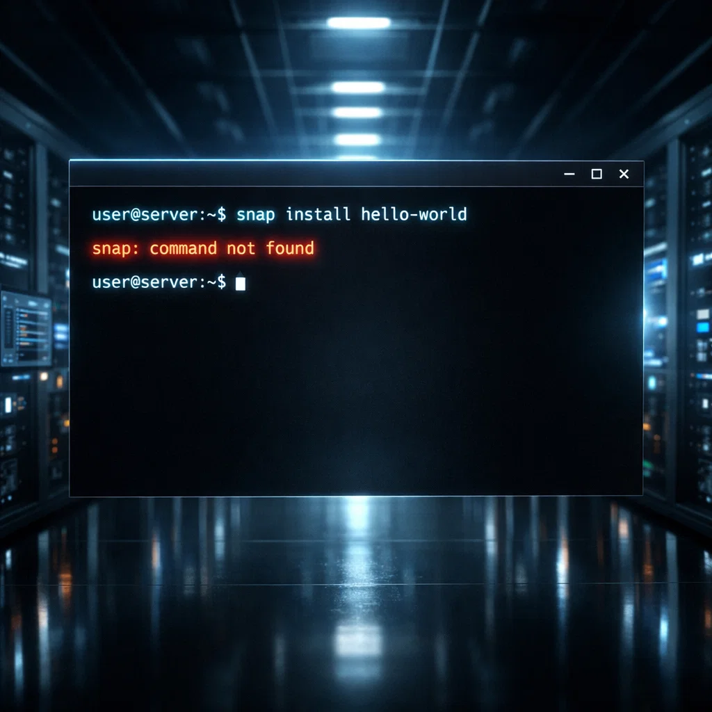 Snap Komutunda Hata Alıyorum: snap command not found Çözümü