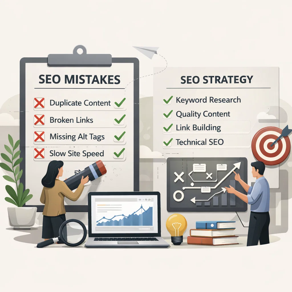 SEO’ya Para Harcayıp Sonuç Alamayan İşletmelerin Yaptığı 7 Temel Hata