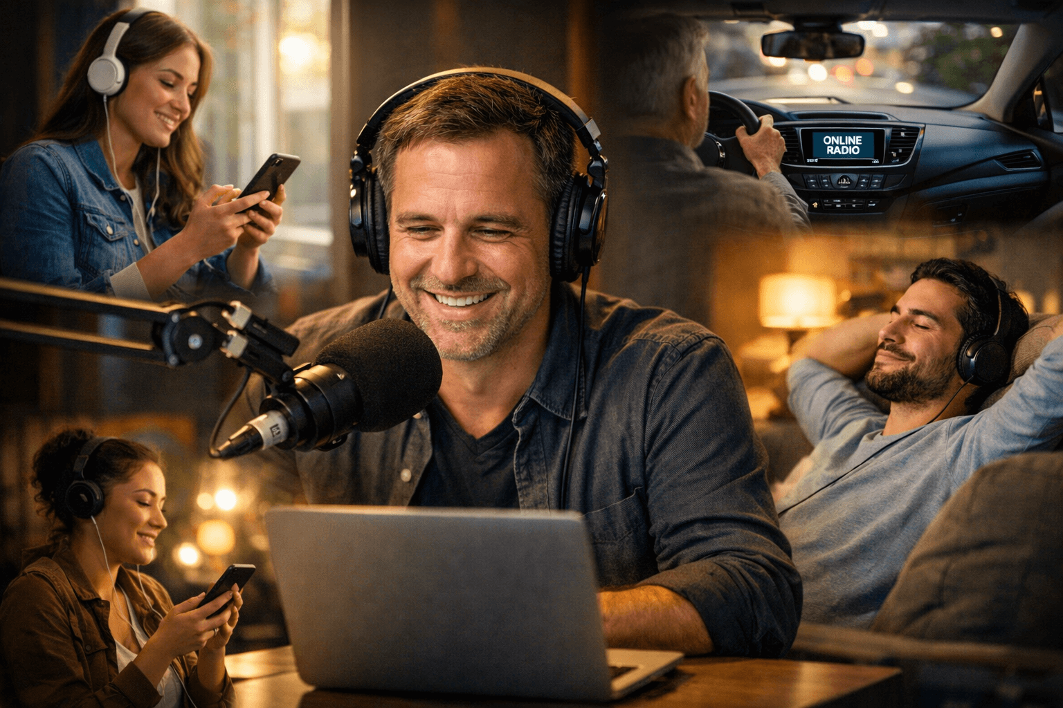 SonicPanel internet radyo yönetim paneli