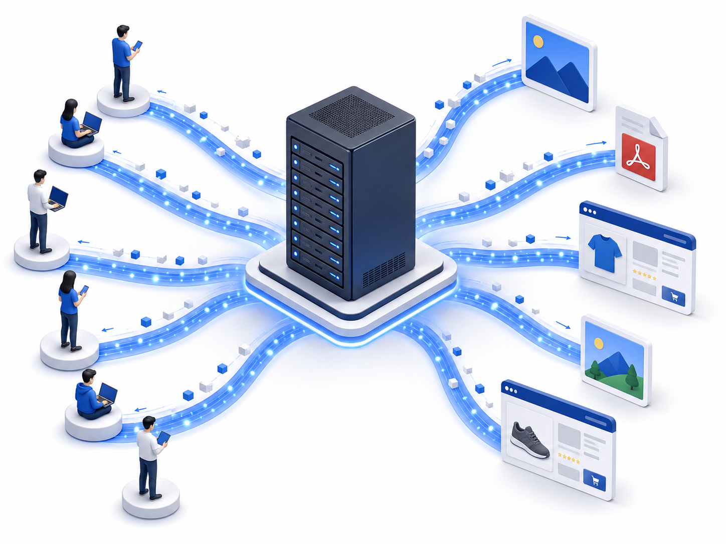 Web sitesi trafik ve bant genişliği hesaplama örneği