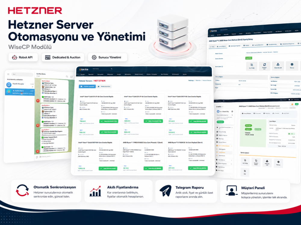 Hetzner Server Automation & Management for WISECP